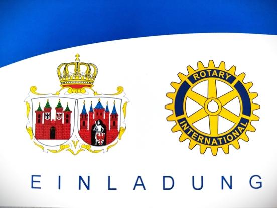 Symbole Stadt und Rotary