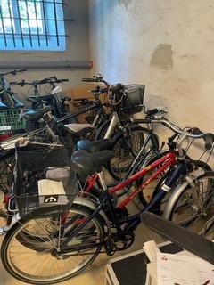 zu versteigernde Fahrräder