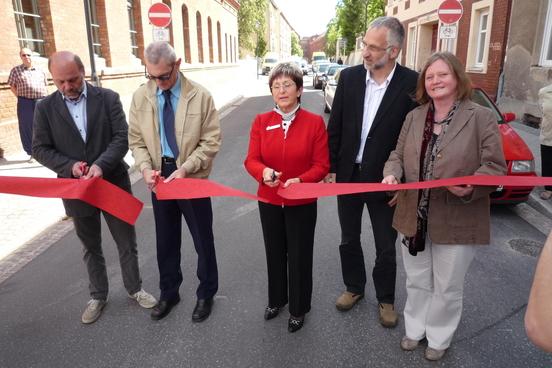 Sanierte Kirchhofstraße feierlich eingeweiht