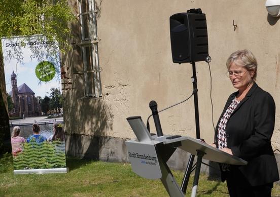 Die Beigeordnete Susanne Fischer hielt die Festrede