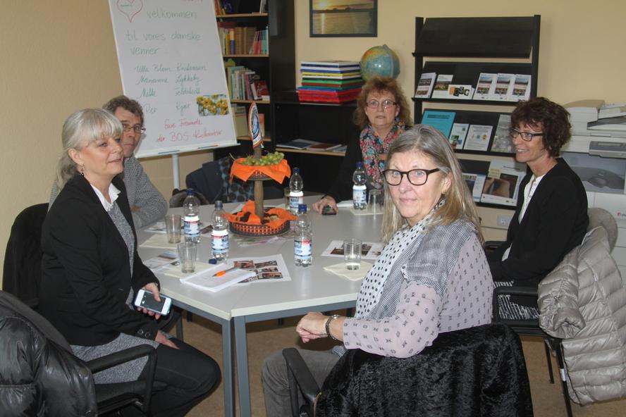 Dänische Schulleiter zu Gast Zusammensitzen der Gäste