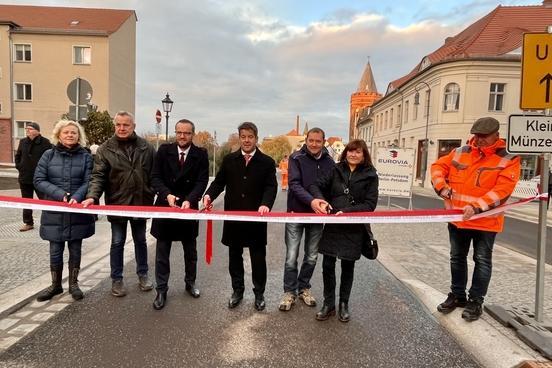 Feierliche Freigabe der Neustädtischen Fischerstraße und Kleinen Münzenstraße