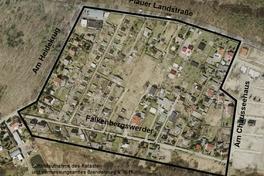 Umriss des Gebietes mit Grundwasserschaden