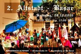 2. Basar in der historischen Altstadt von Brandenburg an der Havel