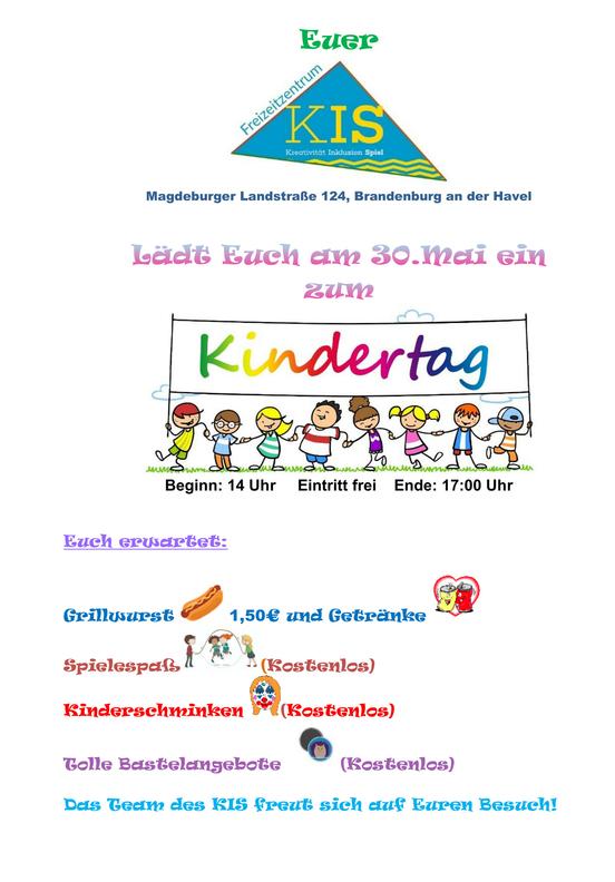 Plakat zum Kindertagsfest