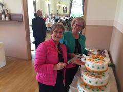 Anschneiden der Geburtstag