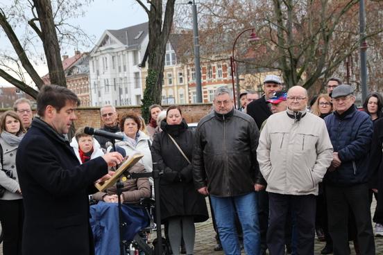 Steffen Scheller bei seiner Rede