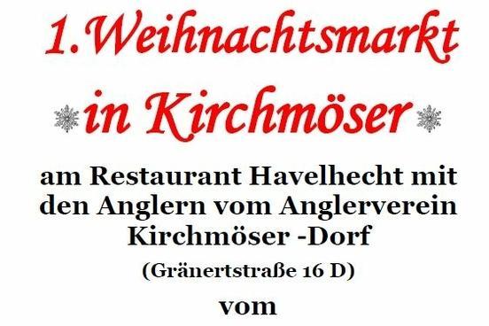 1. Weihnachtsmarkt in Kirchmöser