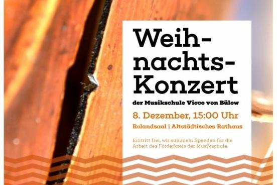 Plakat zum Weihnachtskonzert