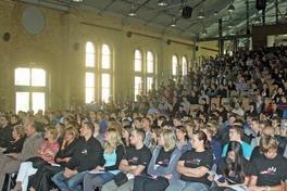 Neue Studenten an der Fachhochschule Brandenburg