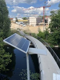 Blick Richtung Bauhofstraße und zum Neubauprojekt "Wohnen am Jacobsgraben".