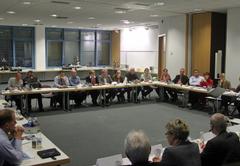 Landwirte beim Branchengespräch