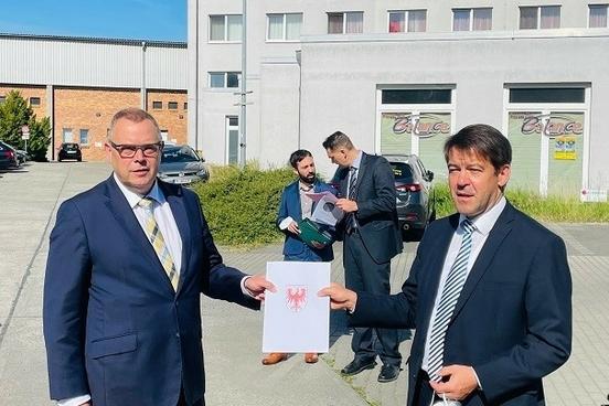 Innenminister besucht Impfzentrum in Brandenburg an der Havel