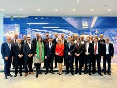 Gruppenfoto im Bundeskanzleramt. Quelle: Lydia Reichenberger