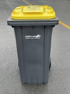 Ansicht neue gelbe Tonnen.