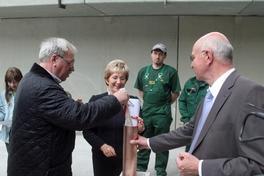 Richtfest für neue Dreifeldsporthalle