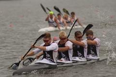 Kajak-Vierer des Kanuclubs Potsdam