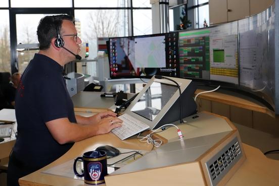 In der Leitstelle werden u.a. Rettungseinsätze koordiniert.