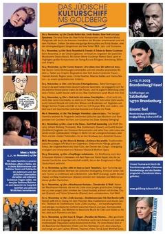 Programm des Kulturschiffes