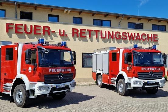 Die Feuer- und Rettungswache.