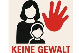 Logo des Aktionstages "Keine Gewalt gegen Frauen".