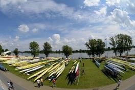 Boote auf dem Sattelplatz