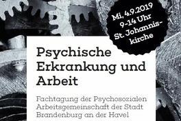 Fachtagung "Psychische Erkrankung und Arbeit"