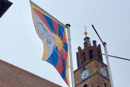 "Flagge zeigen für Tibet" in Brandenburg an der Havel