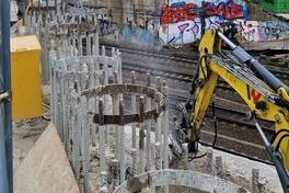 Viel Bewehrungsstahl und Beton geben dem Bestandsbauwerk Stabilität.