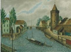 Historisches Bild vom Steintorturm