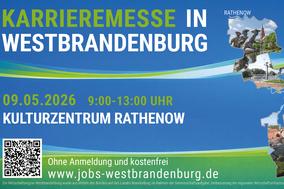 Flyer für die Karrieremesse.