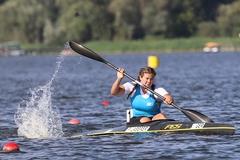 Felicia Laberer bei den Deutschen Meisterschaften auf der Regattastrecke