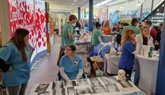 Beim 24. Berufemarkt Westbrandenburg.