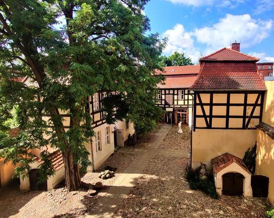 Der Innenhof des Stadtmuseums im Frey-Haus