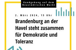 Plakataufruf zur Kundgebung