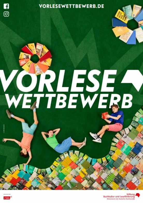 Plakat zum Vorlesewettbewerb