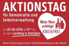 Aktionstag für Demokratie und Selbstverwaltung am 02.06.2016