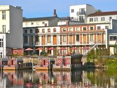 Die Pension Havelfloß im Herzen von Brandenburg an der Havel.