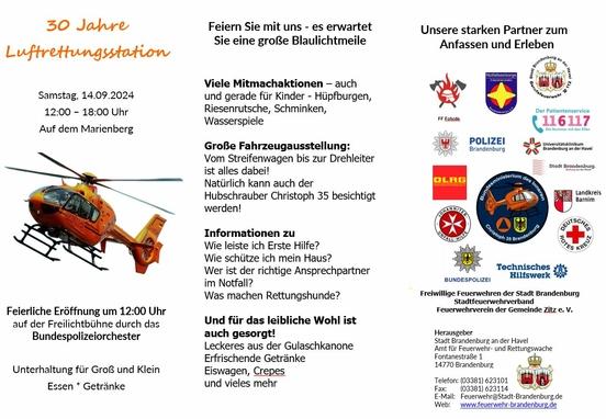 Der Flyer zur Aktion