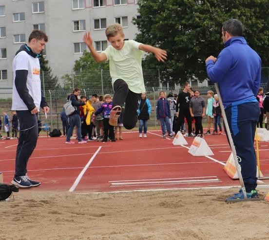 Sportabzeichentag im Quenzstadion.