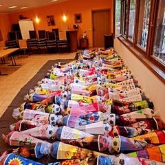 Die Schultüten vor der Abholung