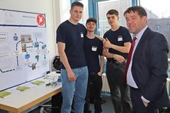 Steffen Scheller mit dem Heidelberger Team.