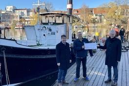 Lottomittel für Sanierung des historischen Fischtransporters