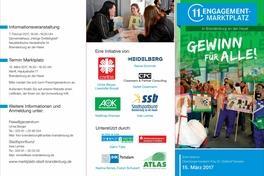 11. Engagement-Marktplatz in Brandenburg an der Havel