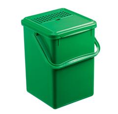 779953_PK1_RO.tif Grüner Bioeimer mit Henkel und geschlossenem Deckel