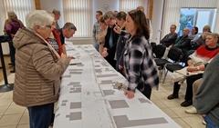 Die bevorstehende Sanierung des Gehweges in der Straße Altes Dorf war ein großes Thema.