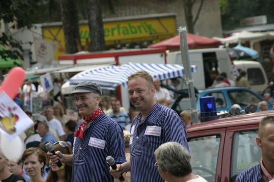 Heiner Dröse und Udo Geiseler moderieren den Festumzug