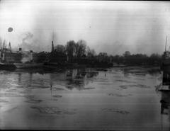 Blick von Lange Brücke 1915 (heutige Jahrtausendbrücke)