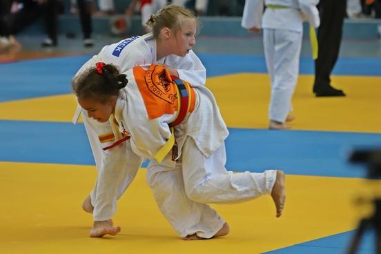 Um Judo-Medaillen wurde in der JVA-Halle gekämpft