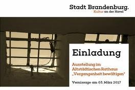 Wanderausstellung "Vergangenheit bewältigen"